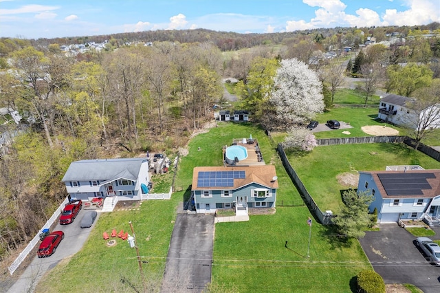 drone / aerial view