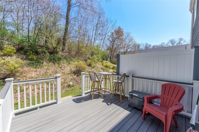 view of deck