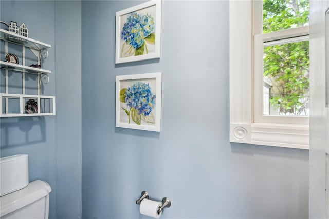 bathroom with toilet