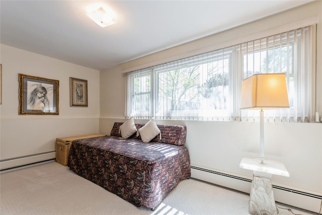28 Verona Ct, New City, NY 10956 - carpeted bedroom featuring baseboard heating