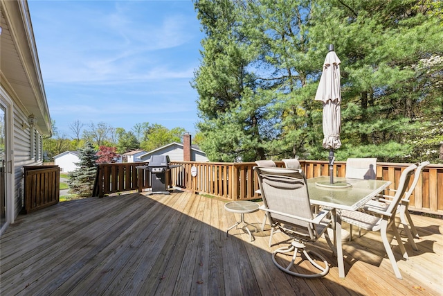 28 Verona Ct, New City, NY 10956 - deck featuring outdoor dining area and grilling area