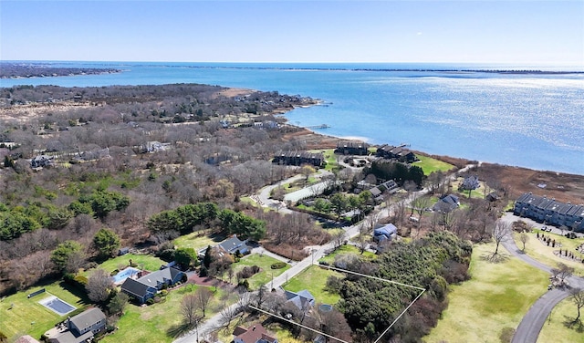 48 Watchogue Ave, East Moriches, NY 11940 - bird's eye view with a water view