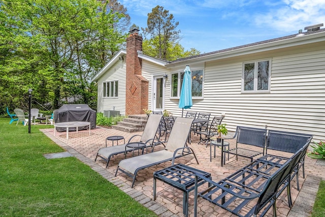 57 Seward Dr, Dix Hills, NY 11746 - view of patio featuring grilling area