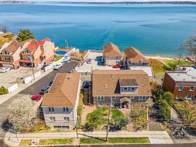258 Longstreet Ave, Bronx, NY 10465 - birds eye view of property with a water view and a residential view