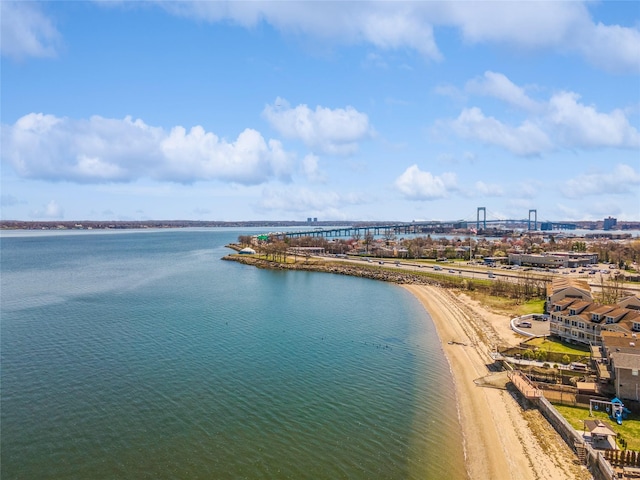 258 Longstreet Ave, Bronx, NY 10465 - drone / aerial view featuring a water view