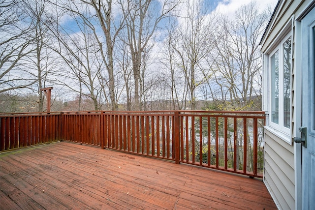 view of deck