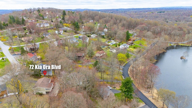 72 Kia Ora Blvd, Mahopac, NY 10541 - aerial view featuring a water view and a residential view