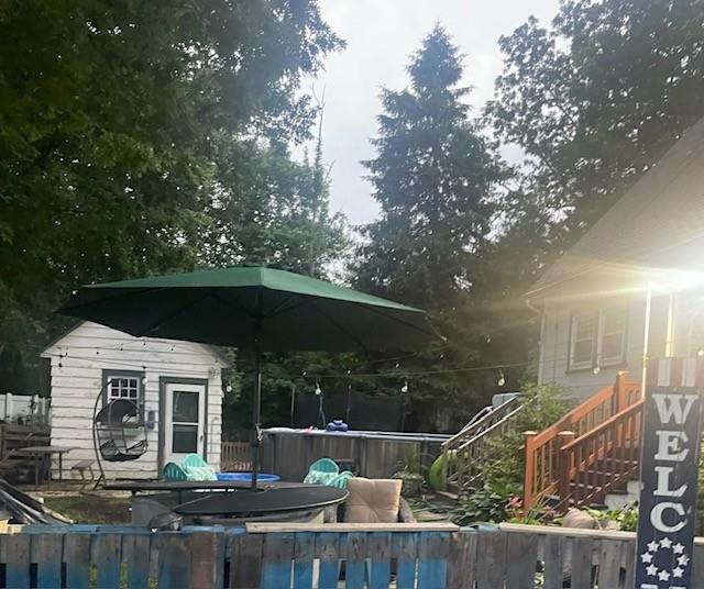 46 Satinwood Rd, Rocky Point, NY 11778 - view of pool featuring a swimming pool and stairway