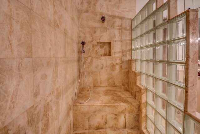 21629 28th Ave, Bayside, NY 11360 - bathroom with tiled shower
