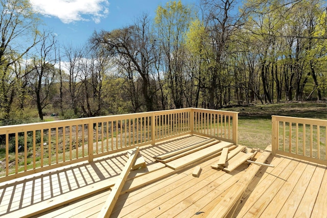21 Kent Rd, Hopewell Junction, NY 12533 - view of wooden deck