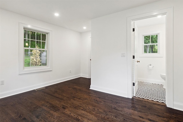 53 Jay St, Katonah, NY 10536 - unfurnished room with wood finished floors, recessed lighting, and baseboards
