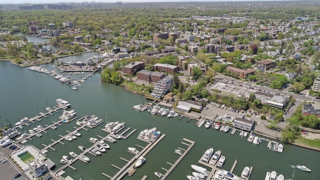 18 Shady Glen Ct Unit 302, New Rochelle, NY 10805 - birds eye view of property with a water view