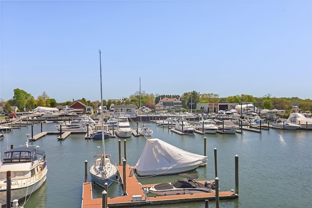 18 Shady Glen Ct Unit 302, New Rochelle, NY 10805 - dock area with a water view