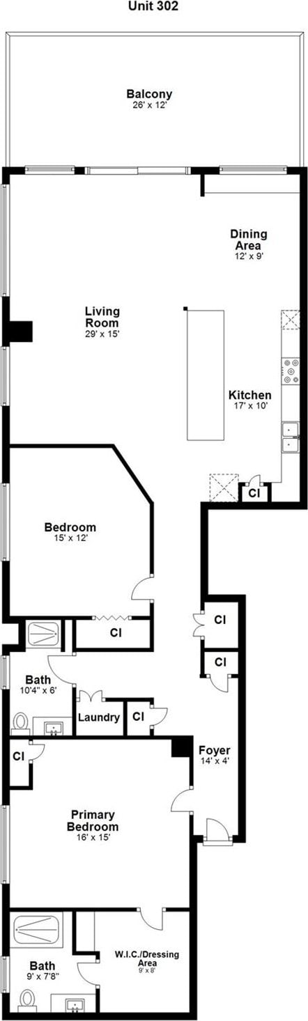 18 Shady Glen Ct Unit 302, New Rochelle, NY 10805 - view of layout