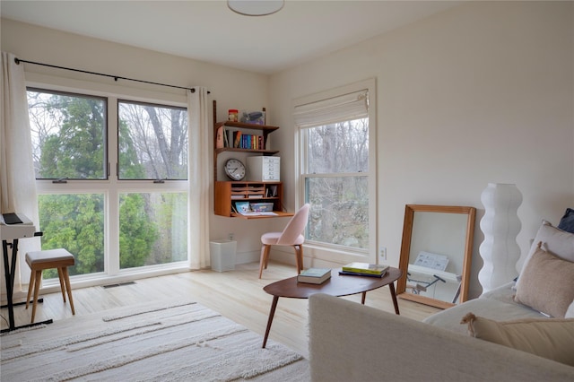 21 Private Way, Garrison, NY 10524 - sitting room featuring visible vents and wood finished floors