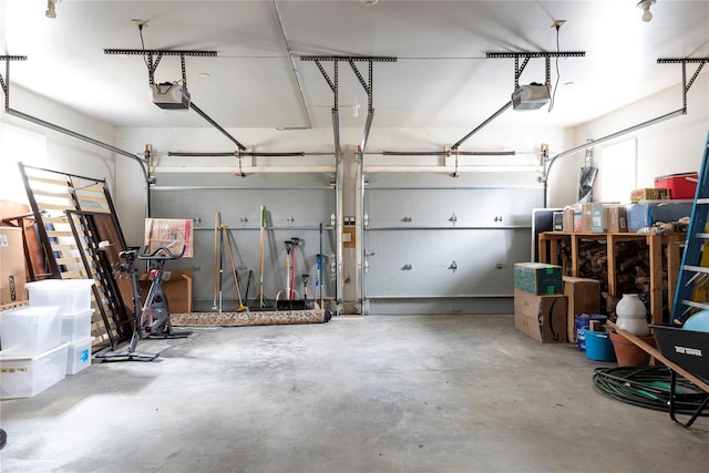21 Private Way, Garrison, NY 10524 - garage featuring a garage door opener