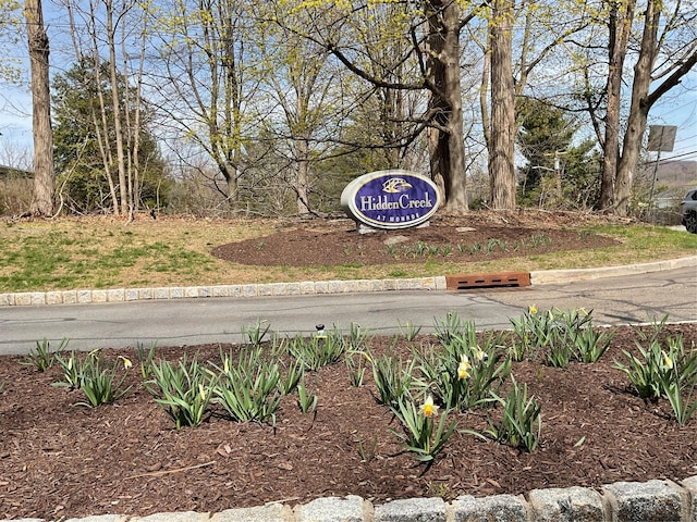 view of community / neighborhood sign