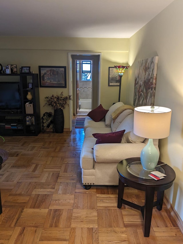 view of living area