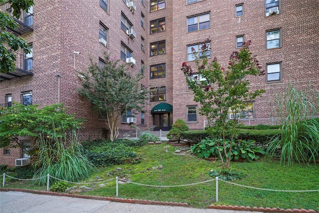 view of property featuring central AC