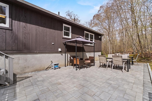 view of patio / terrace with outdoor dining space