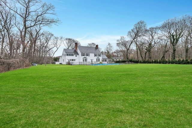 539 Split Rock Rd, Syosset, NY 11791 - view of yard with fence and a pool