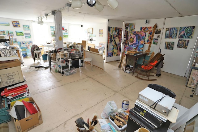 miscellaneous room featuring concrete floors