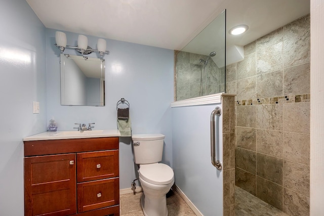 126 Lincoln Ave E, West Harrison, NY 10604 - bathroom featuring toilet, a walk in shower, and vanity