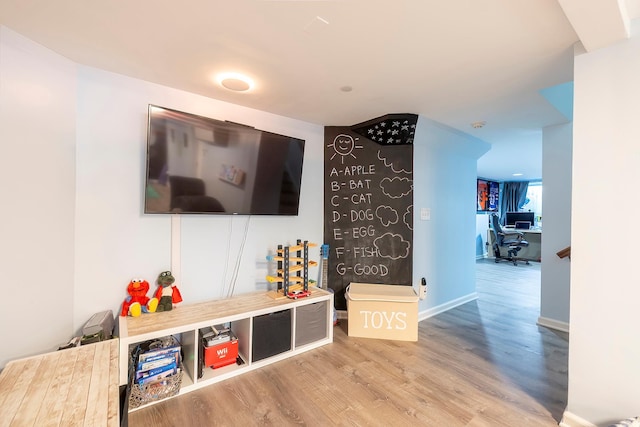 126 Lincoln Ave E, West Harrison, NY 10604 - living area featuring baseboards and wood finished floors