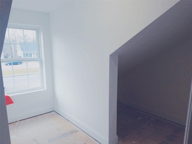 hall with baseboards
