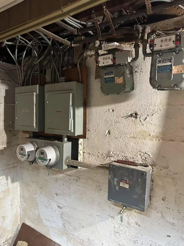 utilities with electric panel
