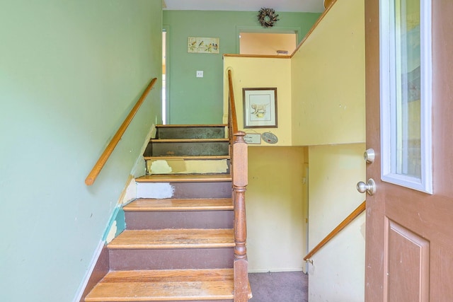 15 Hickory Hill Dr, Warwick, NY 10990 - stairs featuring carpet flooring