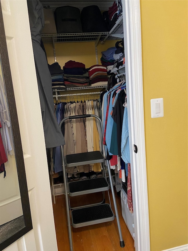 view of closet