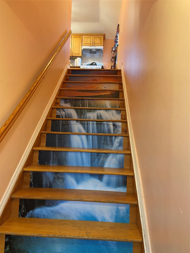 view of staircase