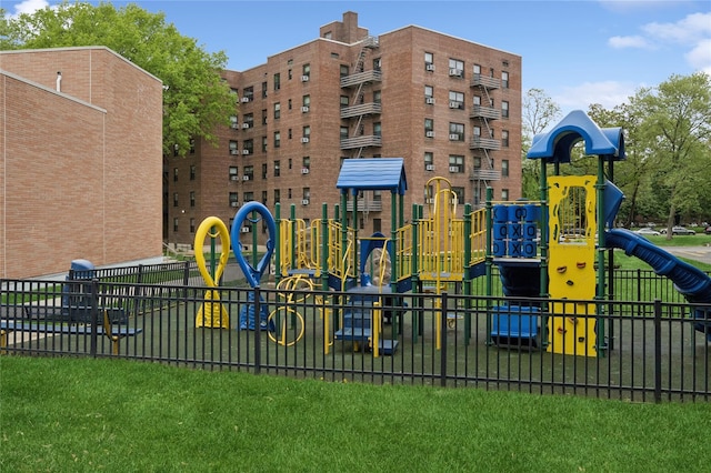 212-03 75th Ave Unit 5A, Bayside, NY 11364 - community playground with fence