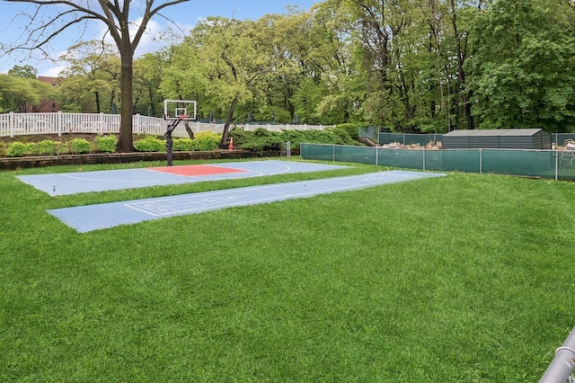 212-03 75th Ave Unit 5A, Bayside, NY 11364 - view of basketball court with community basketball court