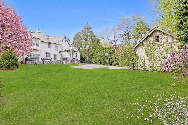 view of yard