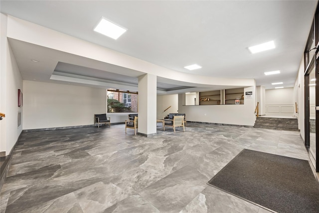 interior space with stairs