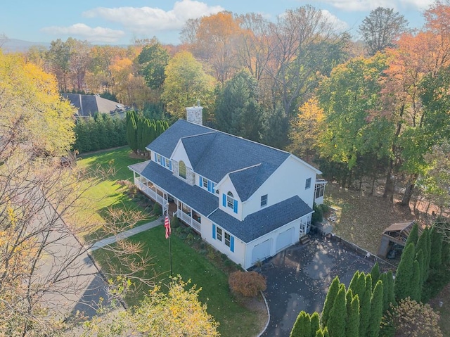 drone / aerial view