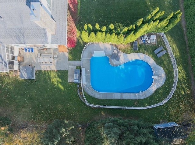 drone / aerial view