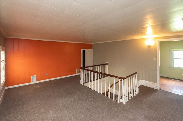 1603 Goshen Tpke, Middletown, NY 10941 - unfurnished room featuring ornamental molding, carpet floors, and baseboards