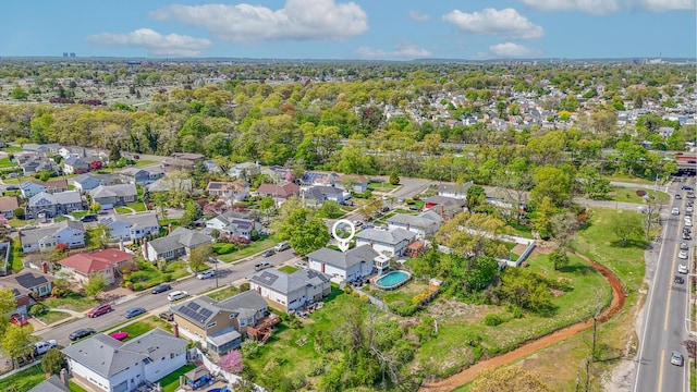 birds eye view of property featuring a residential view