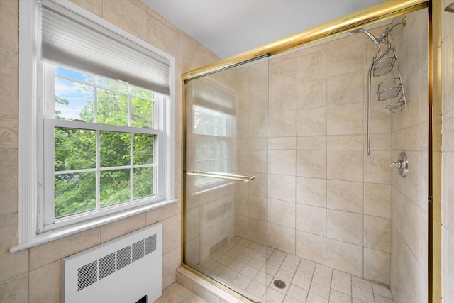 97 Highview Ave, Tuckahoe, NY 10707 - full bathroom with radiator and a stall shower