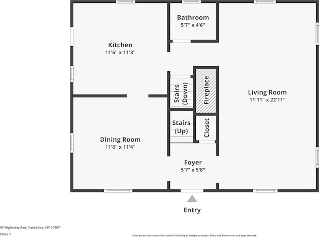 97 Highview Ave, Tuckahoe, NY 10707 - room layout
