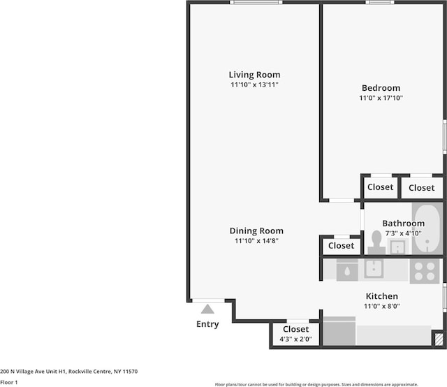 200 N Village Ave Unit D10, Rockville Centre, NY 11570 - view of layout
