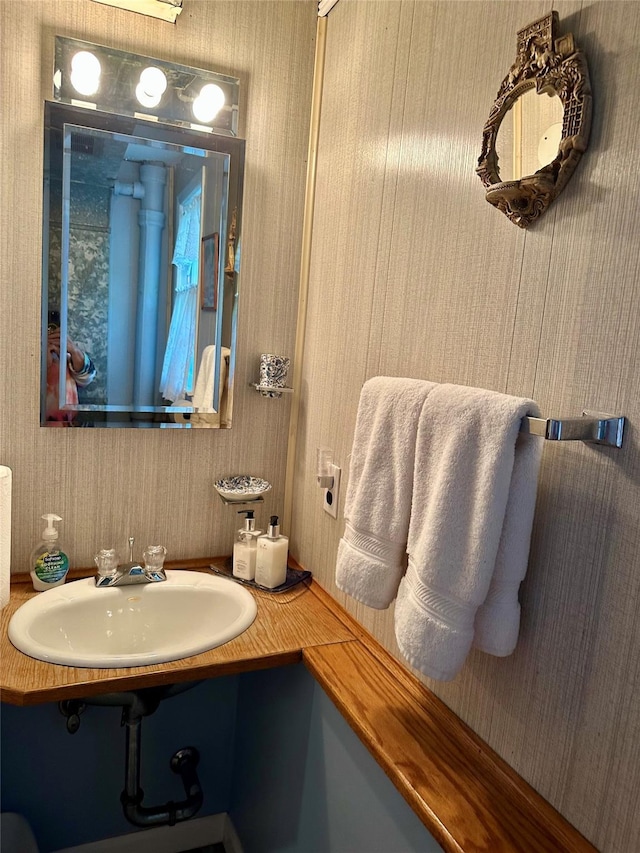 bathroom with a sink
