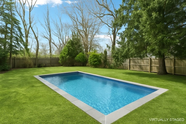 60 School St, Hampton Bays, NY 11946 - view of pool with a fenced backyard