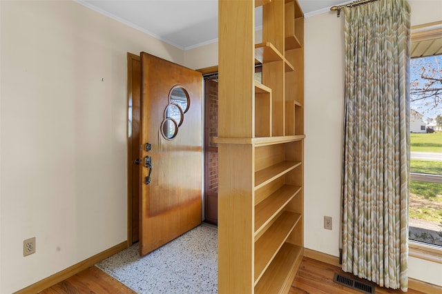 interior space featuring visible vents