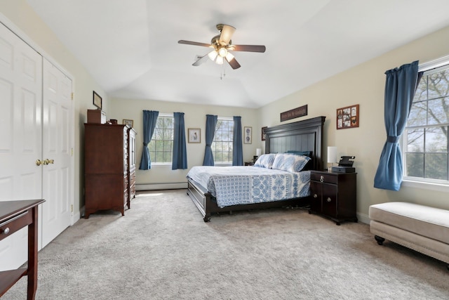 27 Lindbergh Ln, New City, NY 10956 - bedroom featuring a baseboard radiator, carpet floors, and multiple windows