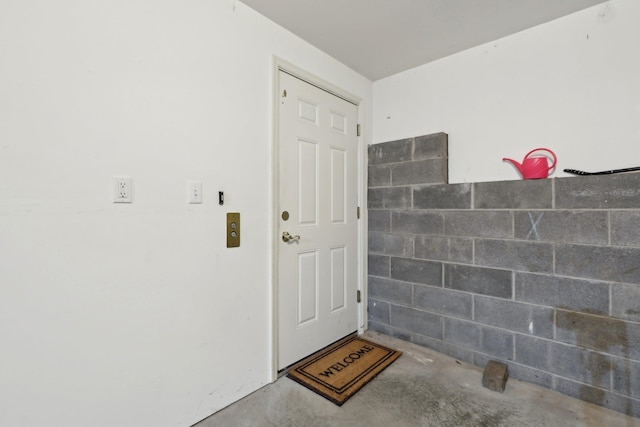 27 Lindbergh Ln, New City, NY 10956 - interior space featuring unfinished concrete flooring