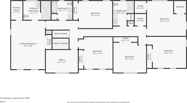 27 Lindbergh Ln, New City, NY 10956 - floor plan